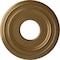 Ekena Millwork Classic Ceiling Medallion (Fits Canopies up to 7 1/4"), 12 3/8"OD x 4"ID x 1 1/8"P, Pale Gold CM12CLPAS - alternate 1